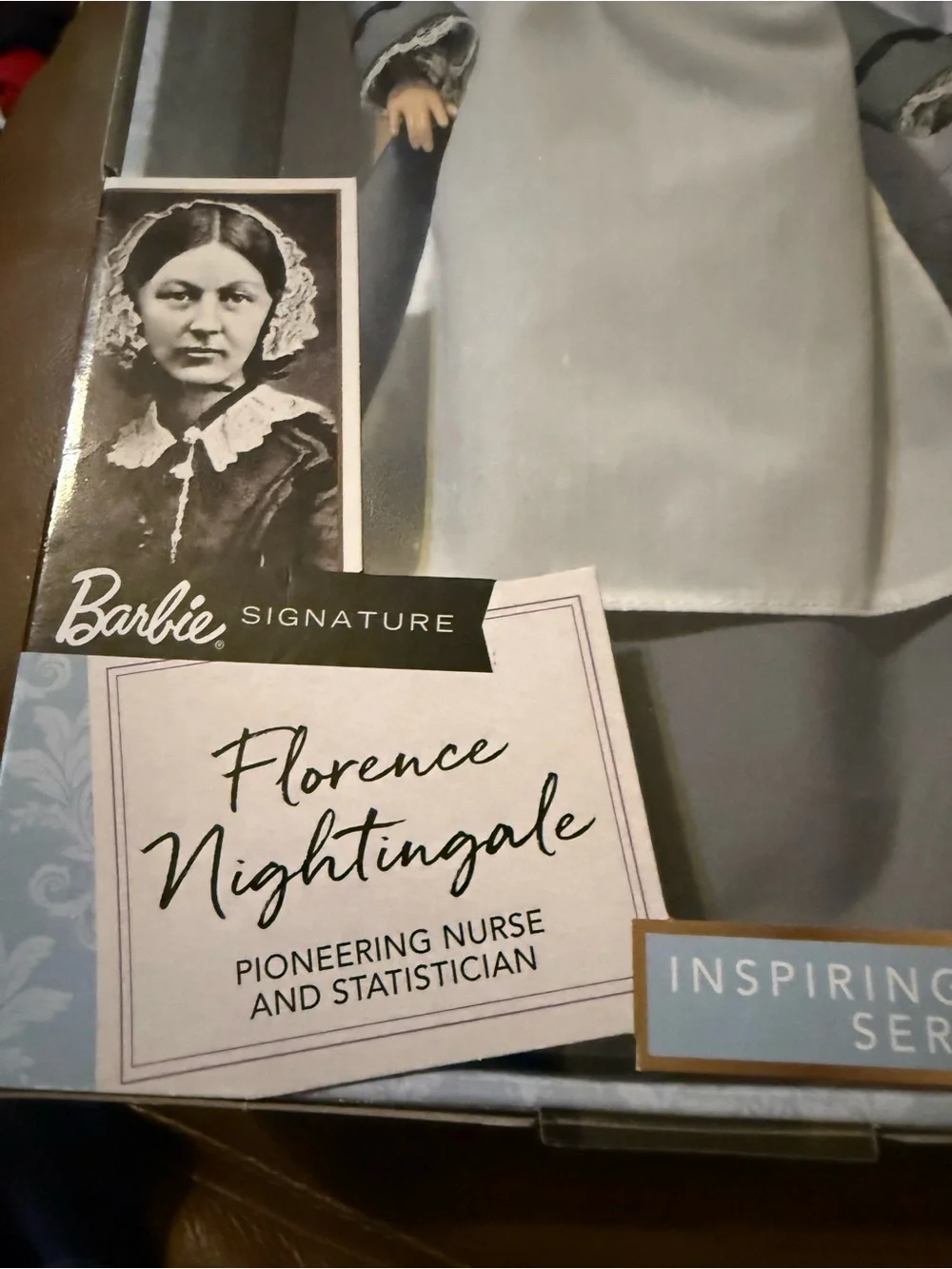 Barbie Inspiring Women Florence Nightingale Collectible Doll New Signature
